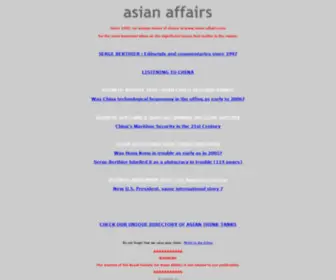 Asian-Affairs.com(Asian affairs asian affairs) Screenshot