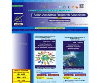 Asianacademicresearch.org(Asian Research Association) Screenshot