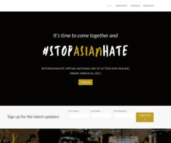 Asianamericandayofaction.com(Asian American Day of Action) Screenshot