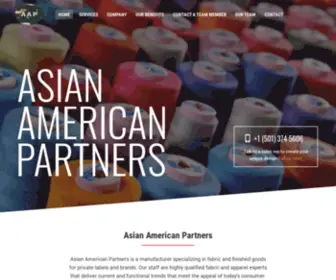 Asianamericanpartners.com(Asian American Partners) Screenshot