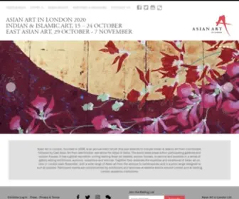 Asianartinlondon.com(Asian Art in London) Screenshot