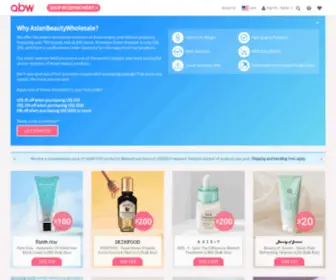 Asianbeautywholesale.com(Wholesale Asian Beauty) Screenshot