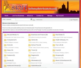 Asianbusinesslist.com(Asian Business Directory) Screenshot