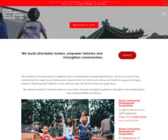 AsianCDc.org(Asian Community Development Corporation) Screenshot