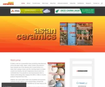 Asianceramics.com(Asian Ceramics) Screenshot