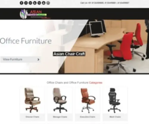 Asianchaircraft.com(Office Chair) Screenshot