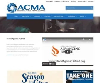 Asianculturemediaalliance.org(Asian Culture and Media Alliance) Screenshot