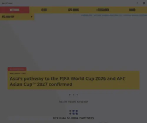 Asiancup.com(AFC Asian Cup 2023) Screenshot