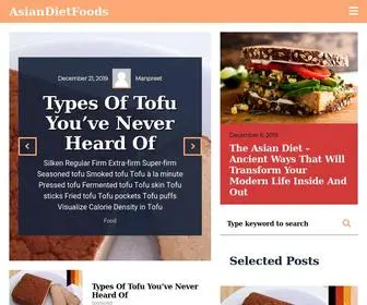 Asiandietfoods.com(Asian Diet Foods) Screenshot