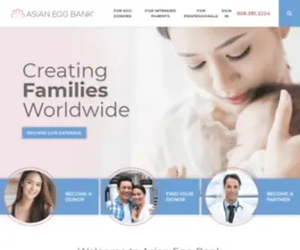 Asianeggbank.com(Asian Egg Bank) Screenshot