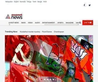 Asianetnews.com(Malayalam News (മലയാളം വാർത്ത)) Screenshot