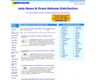 Asianewswire.net(Press Release Distribution Services) Screenshot