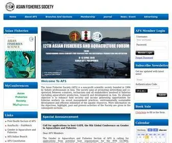 Asianfisheriessociety.org(AFS) Screenshot
