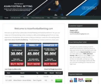 Asianfootballbetting.com Screenshot