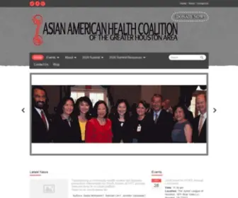 Asianhealthhouston.org(Asian American Health Coalition) Screenshot