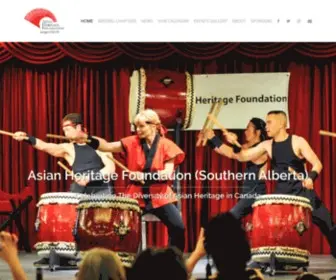 Asianheritagecalgary.com(Celebrating the contributions of Asian) Screenshot