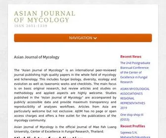 Asianjournalofmycology.org(Asian Journal of Mycology) Screenshot