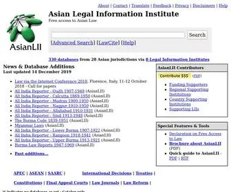 Asianlii.org(Asian Legal Information Institute) Screenshot