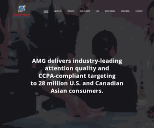 Asianmedia.com(Asian American Digital Advertising to Chinese) Screenshot