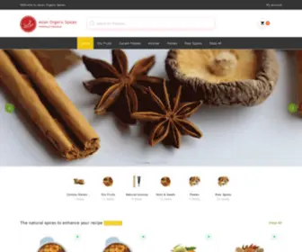 Asianorganicspices.in(Asian Organic Spices) Screenshot