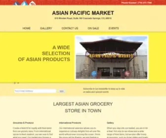 Asianpacificmarketco.com(615 Wooten Road) Screenshot