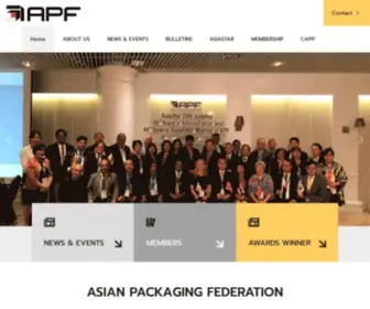 Asianpackaging.org(ASIAN PACKAGING FEDERATION) Screenshot