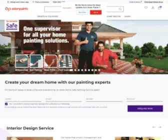 Asianpaints.com(Trusted Wall Painting) Screenshot