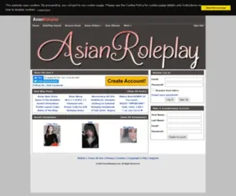 Asianroleplay.com(Online Roleplaying Social Network For Fans Of All Things Asian) Screenshot