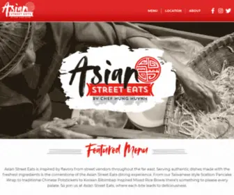 Asianstreeteats.com(Asian Street Eats by Chef Hung Huynh) Screenshot