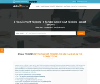 Asiantender.com(Indian Tenders Portal) Screenshot