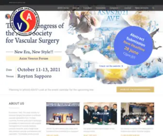 Asianvascular.com(ASVS) Screenshot