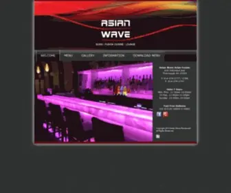 Asianwavebistro.com(Asian Wave) Screenshot