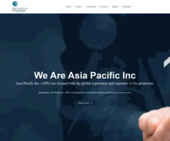 Asiapacificinc.biz(Asia Pacific) Screenshot