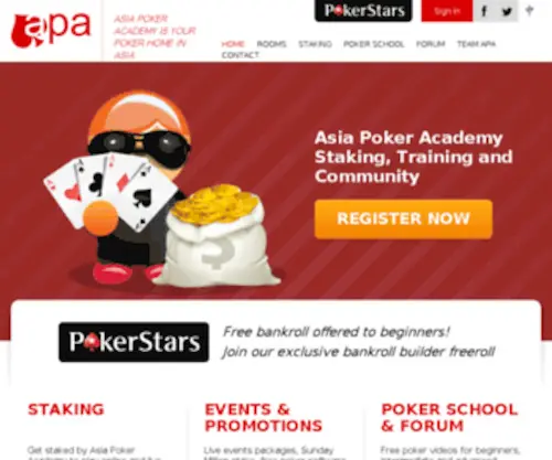 Asiapokeracademy.com Screenshot