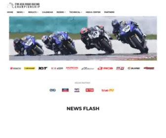 Asiaroadracing.com(Idemitsu FIM Asia Road Racing Championship) Screenshot