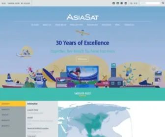 Asiasat.com(Asia’s Premier Satellite Operator) Screenshot