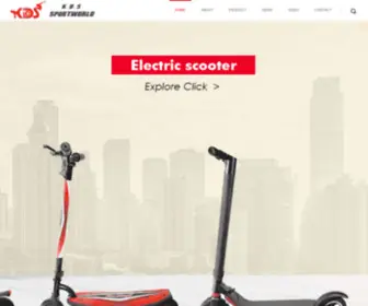 Asiascooter.com(Zhejiang Yongkang Sportward Enterprises Co) Screenshot