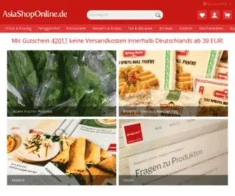 Asiashoponline.de(Asia Shop Online) Screenshot