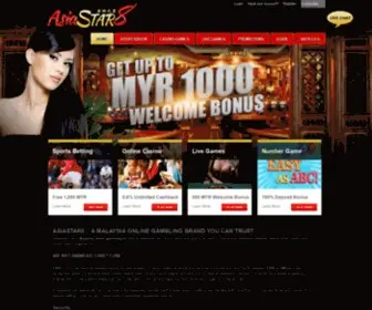 Asiastar8.com(Asiastar8) Screenshot