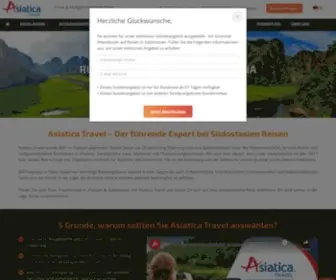 Asiatica-Travel.de(Asiatica Travel) Screenshot