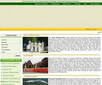 Asiaviewtravel.com(Vietnam Tour Packages) Screenshot