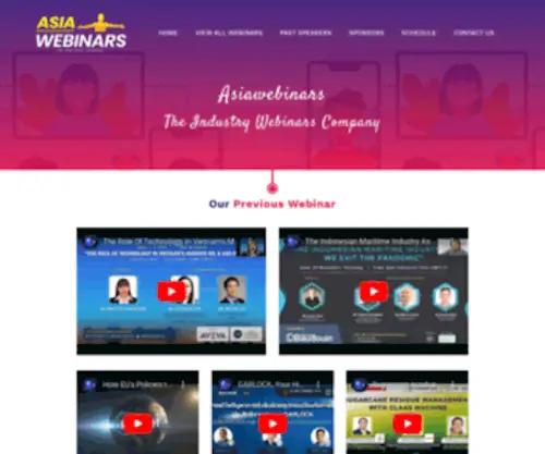 Asiawebinars.com(The Webinars Company) Screenshot