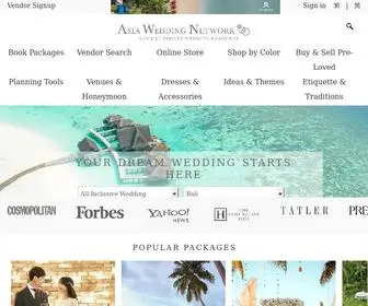 Asiaweddingnetwork.com(Wedding Shop World) Screenshot