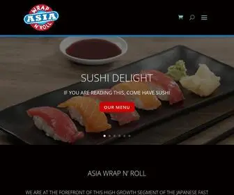 Asiawrapnroll.com(Asia Wrap N' Roll) Screenshot