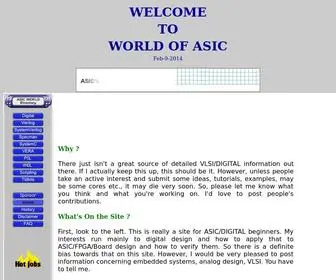 Asic-World.com(WORLD OF ASIC) Screenshot