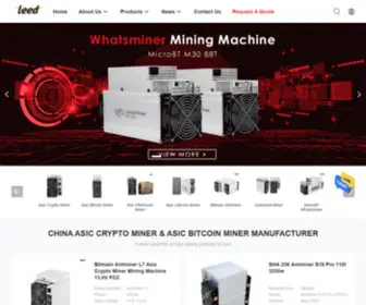 Asiccrypto-Miner.com(Quality Asic Crypto Miner & Asic Bitcoin Miner factory from China) Screenshot