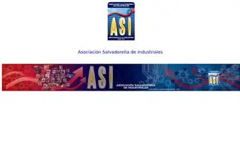 Asi.com.sv(ASOCIACION SALVADOREÃA INDUSTRIA EL SALVADOR) Screenshot