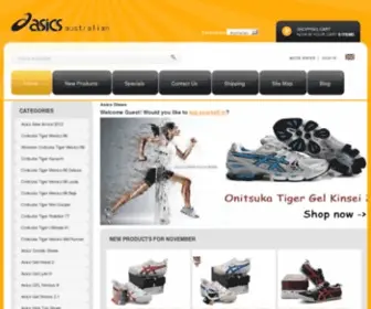 Asicsaustralian.org(Asics Onitsuka Tiger) Screenshot