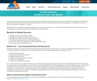 Asidatacenter.com(Adirondack Solutions) Screenshot