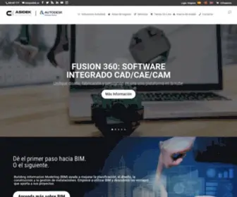 Asidek.es(Autodesk Platinum Partner en Europa) Screenshot
